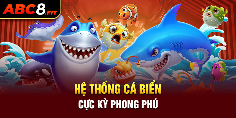 Dàn sinh vật đại dương phong phú